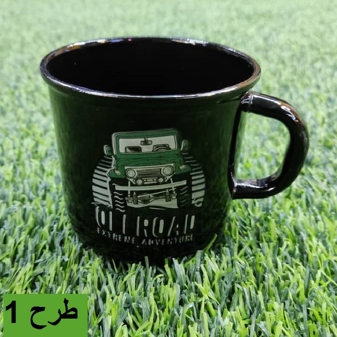 ماگ لعابی طرح کمپنیگ