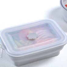 ظرف غذای تاشو سیلیکونی K100 گنجایش 1000میل
