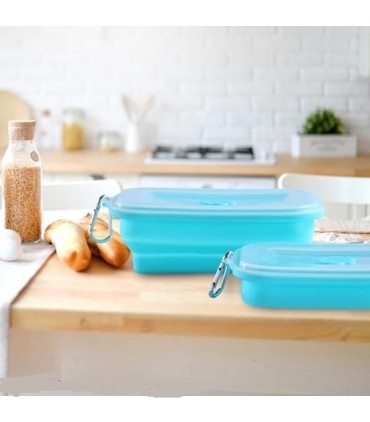 ظرف غذای تاشو سیلیکونی K80 گنجایش 800میل