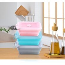 ظرف غذای تاشو سیلیکونی K80 گنجایش 800میل