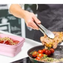 ظرف غذای تاشو سیلیکونی K80 گنجایش 800میل
