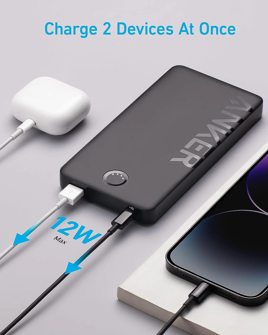 پاوربانک Anker مدل A1237 ظرفیت 10000mah
