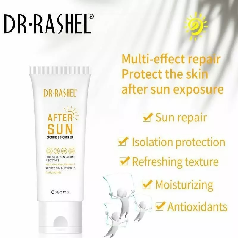 ژل بعد از آفتاب دکتر راشل مدل soothing and cooling وزن 60 گرم