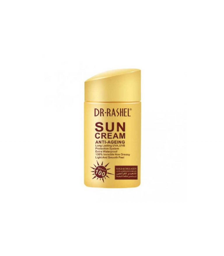 کرم ضد آفتاب دکتر راشل SPF 100 مدل Anti Ageing حجم ۸۰ میلی‌لیتر