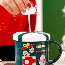 ماگ سرامیکی Merry Christmas مدل بابانوئل