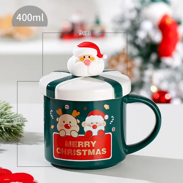 ماگ سرامیکی Merry Christmas مدل بابانوئل