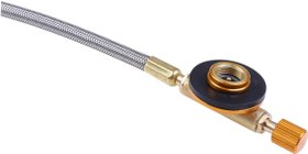 Tow hose with flame