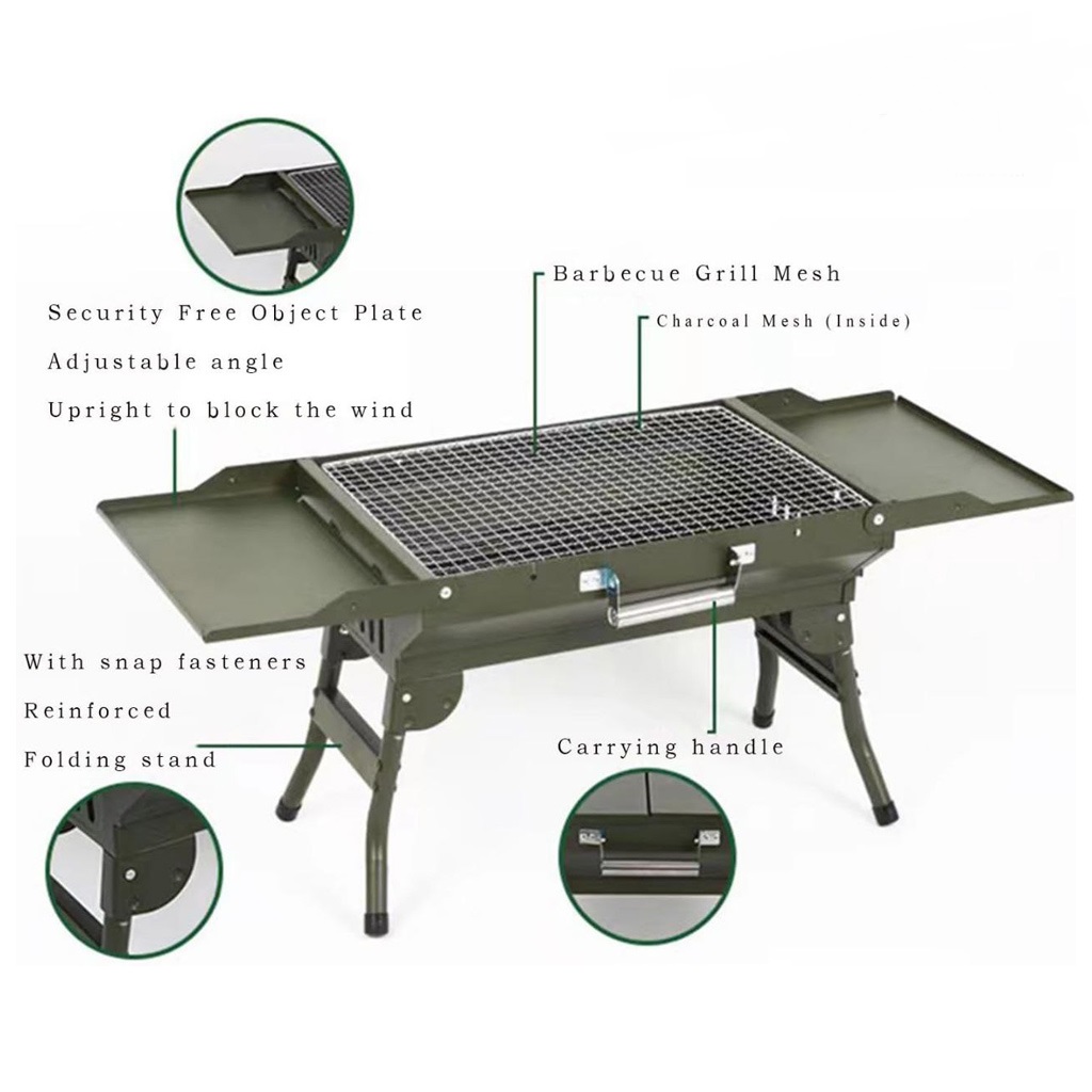 باربیکیو پرتابل تاشو مدل ZN-1068B