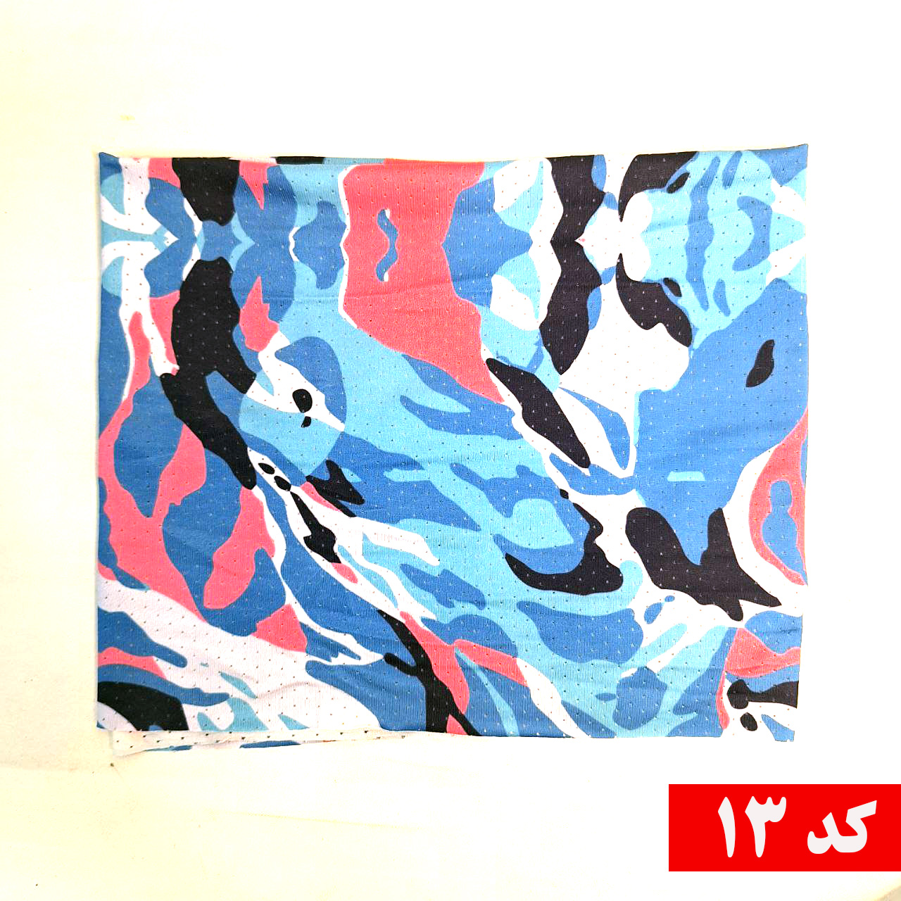 دستمال سر و گردن سوزنی طرح آبرنگی
