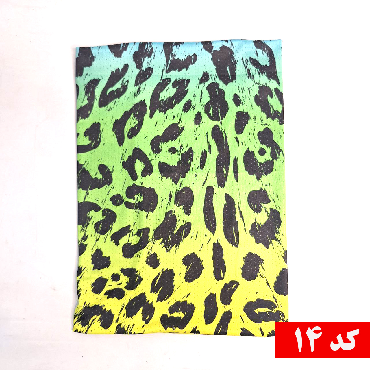دستمال سر و گردن سوزنی طرح آبرنگی