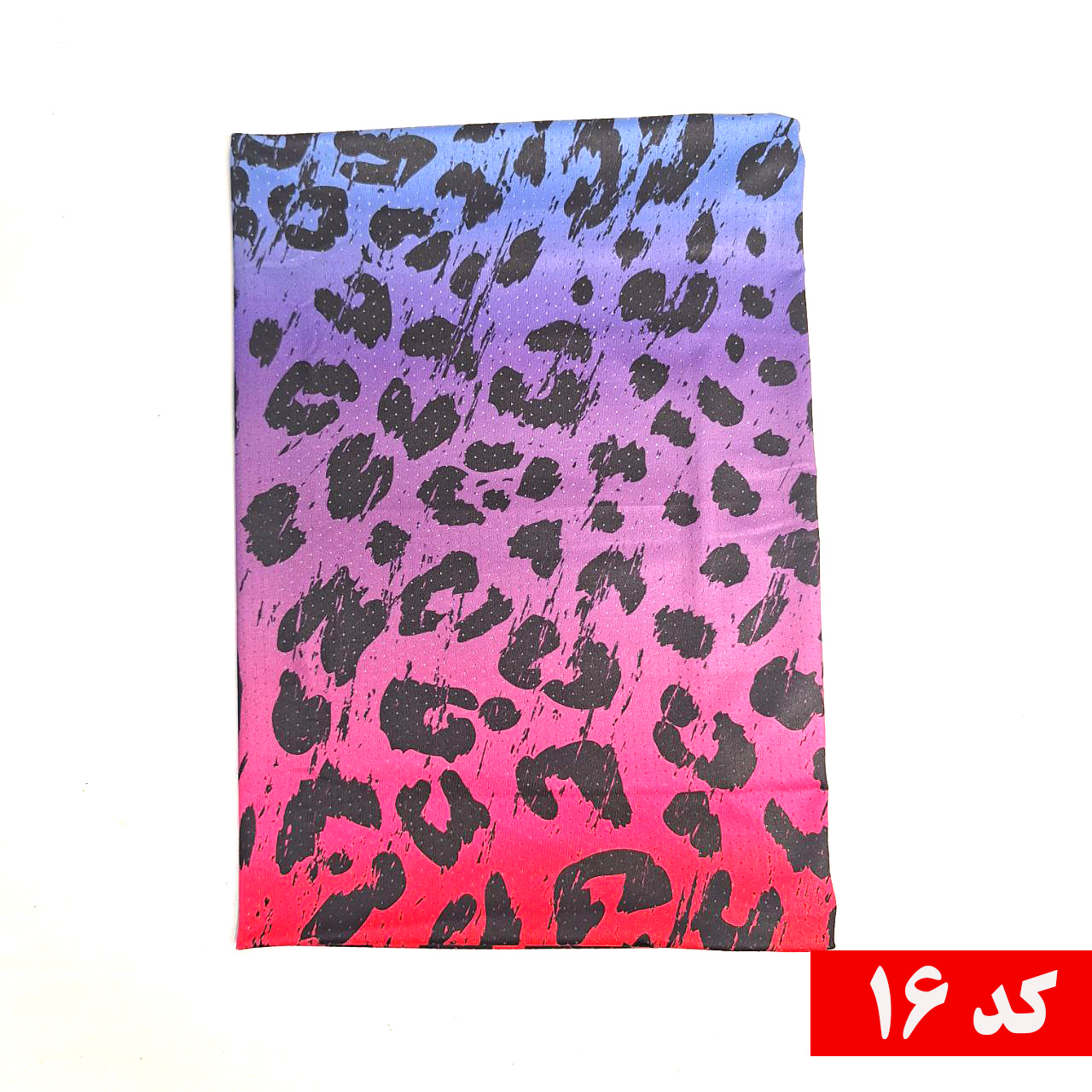 دستمال سر و گردن سوزنی طرح آبرنگی