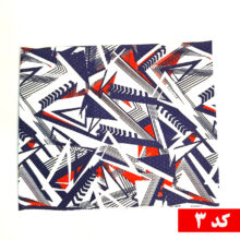 دستمال سر و گردن سوزنی طرح آبرنگی