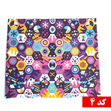 دستمال سر و گردن سوزنی طرح آبرنگی