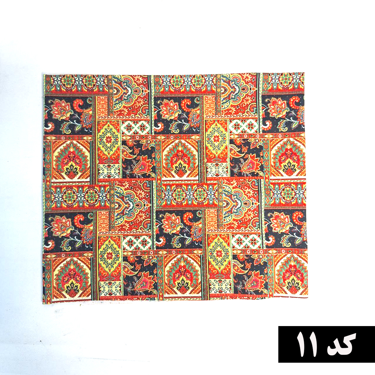 دستمال سر و گردن سوزنی طرح اسلیمی