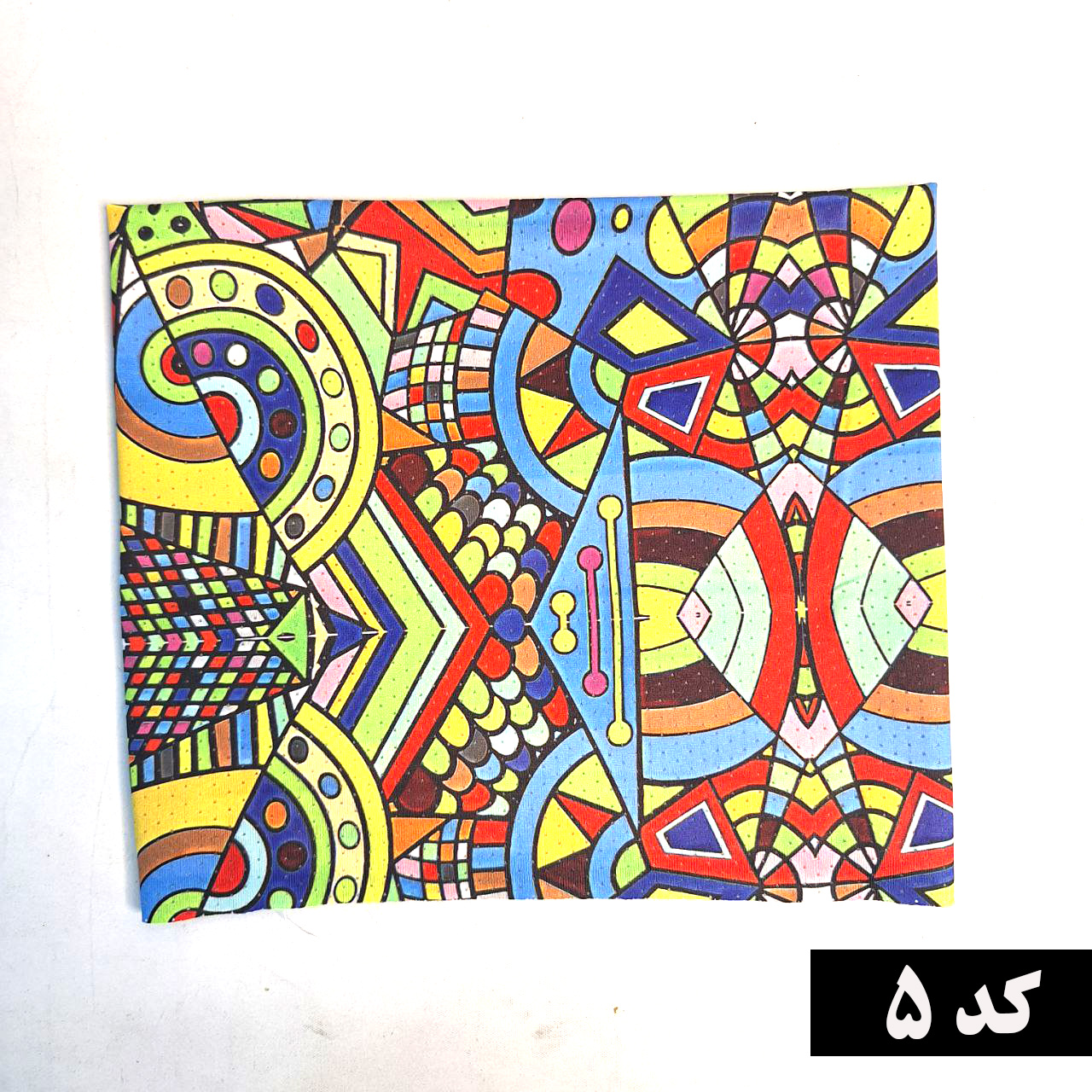 دستمال سر و گردن سوزنی طرح اسلیمی