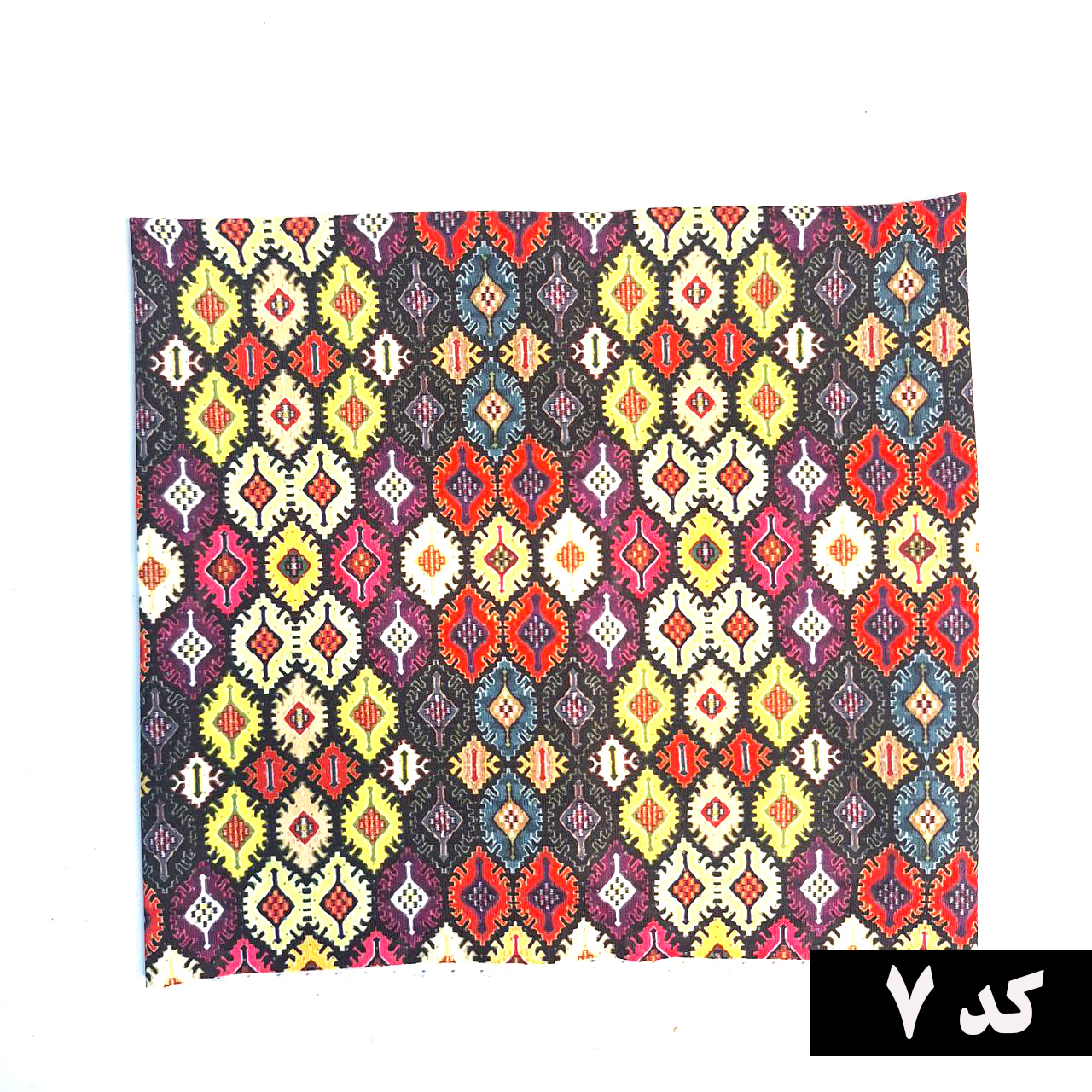 دستمال سر و گردن سوزنی طرح اسلیمی