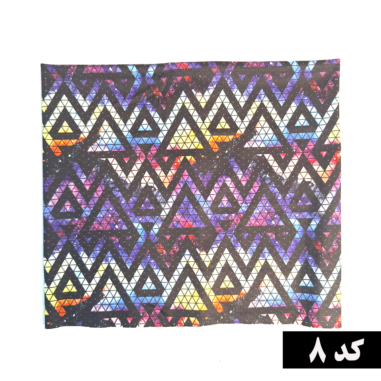 دستمال سر و گردن سوزنی طرح اسلیمی
