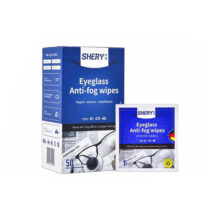 دستمال مرطوب تمیز کننده عینک SHERY بسته 50 عددی