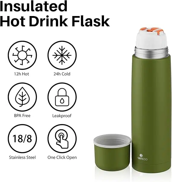 فلاسک سانتکو مدل AOSTA ظرفیت 1000ml