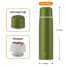 فلاسک سانتکو مدل AOSTA ظرفیت 1000ml