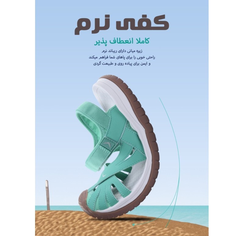 صندل اسنوهاک Elaine مدل SN-385 کد Green