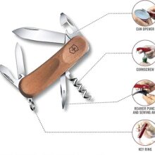 چاقو چندکاره ویکتورینوکس مدل Evo Wood 10