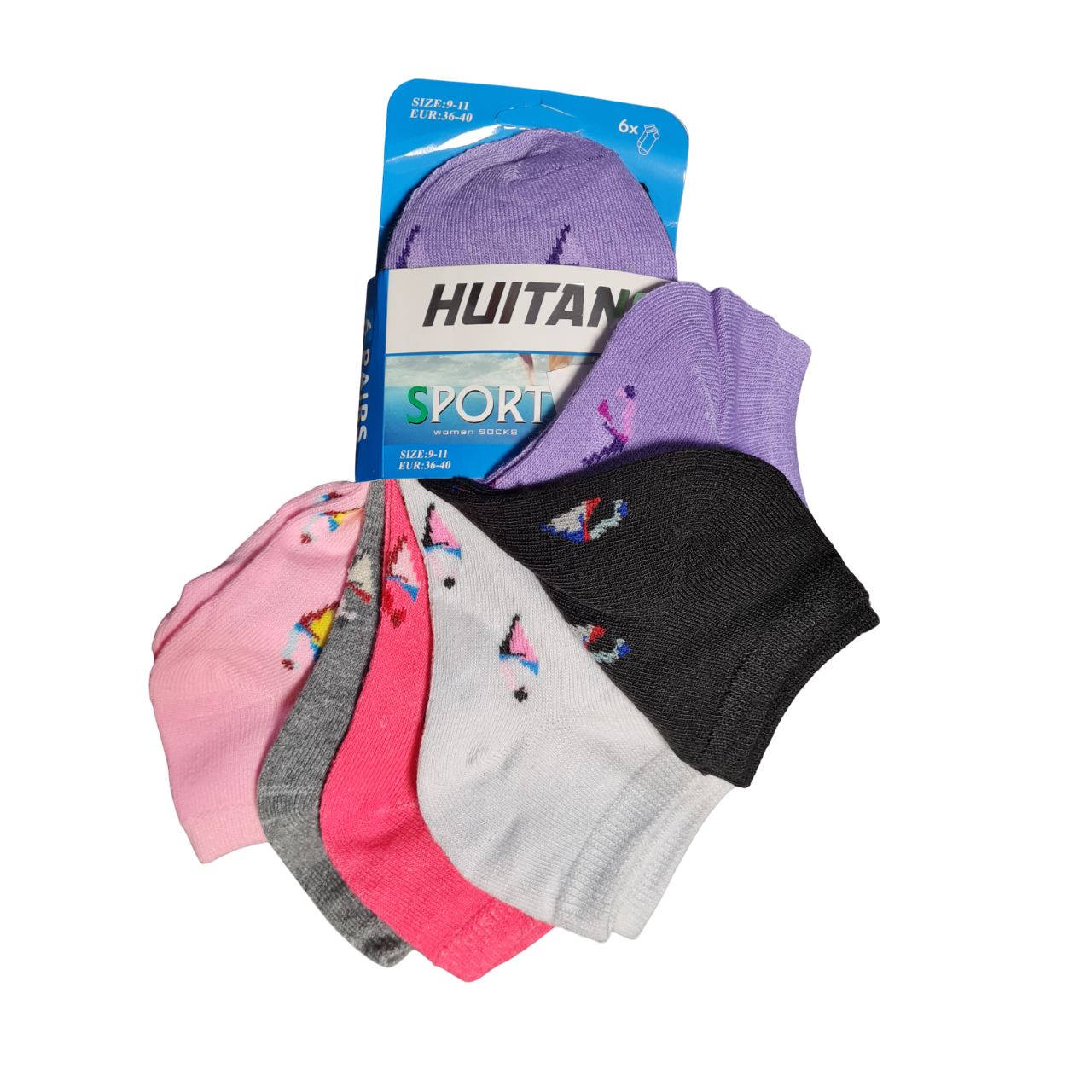 جوراب هویتانگ کد 8 بسته 6 عددی