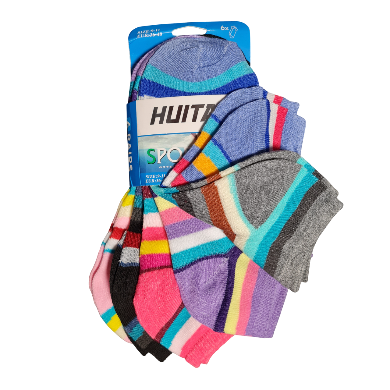 جوراب هویتانگ کد 10 بسته 6 عددی