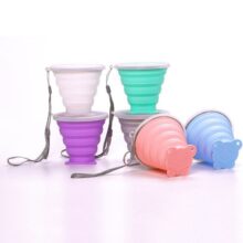 لیوان سیلیکونی تاشو بلک دیر 180 میلی لیتر