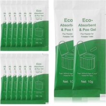 ژل جاذب و بوگیر توالت کمپینگ بسته 25 عددی