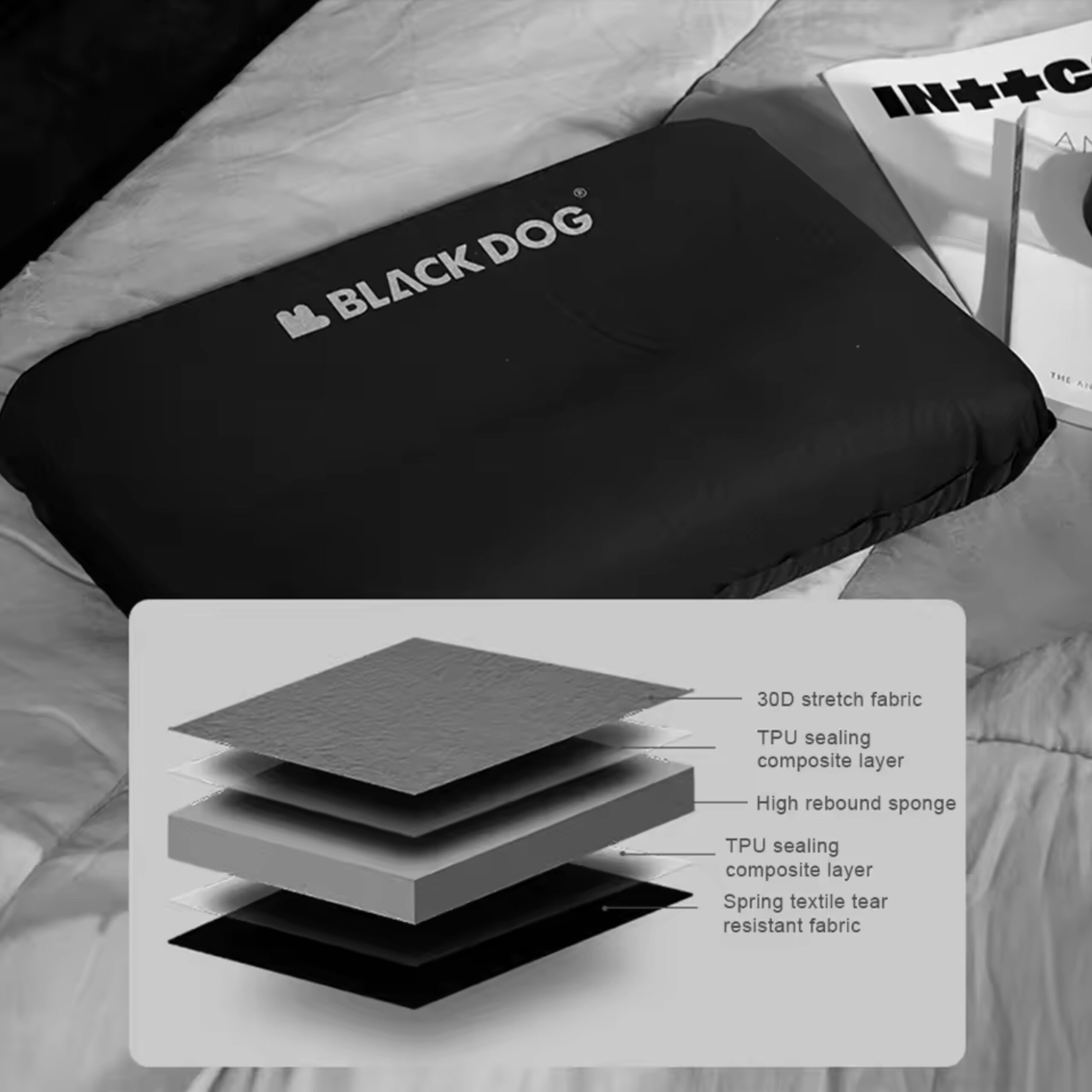 بالش بادی اتوماتیک فومی بلک داگ کد BD-CQZ001-5