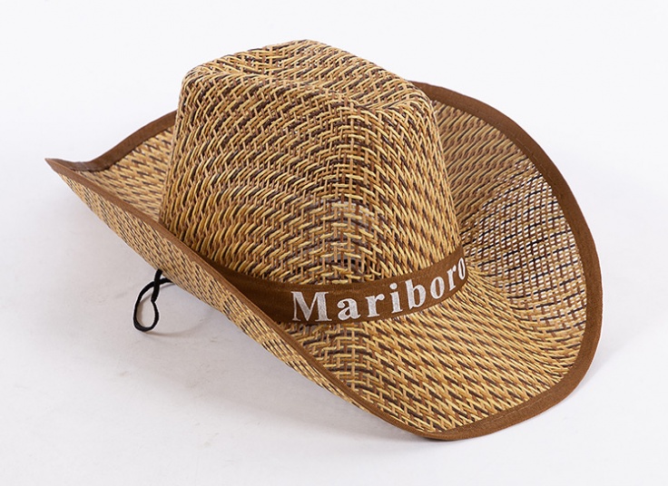 کلاه کابویی Mariboro مدل حصیری