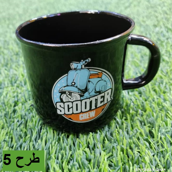 ماگ لعابی طرح کمپنیگ