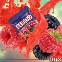 پاستیل BEBETO با طعم تمشک و توت سیاه