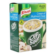 سوپ نیمه آماده KNORR قارچ و خامه ۸۰ گرمی