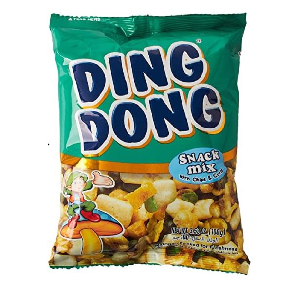 آجیل میکس با چیپس DING DONG