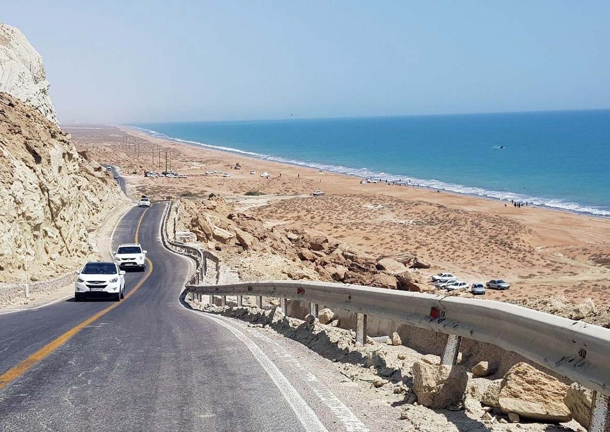 جاده ساحلی چابهار به بریس