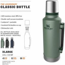 فلاسک STANLEY مدل کلاسیک ظرفیت 1.9L اورجینال