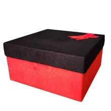 باکس هدیه مربع کد Black & Red