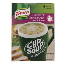 سوپ نیمه آماده KNORR مرغ و خامه ۷۲ گرمی