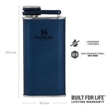 قمقمه کتابی Stanley مدل WIDE MOUTH FLASK ظرفیت 0.23 لیتر اورجینال