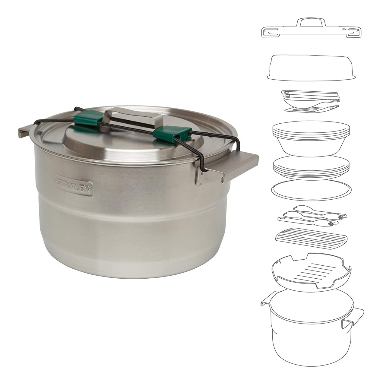 ست ظروف استنلی اورجینال مدل Base Camp Cook