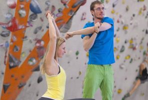 گرم کردن قبل سنگنوردی