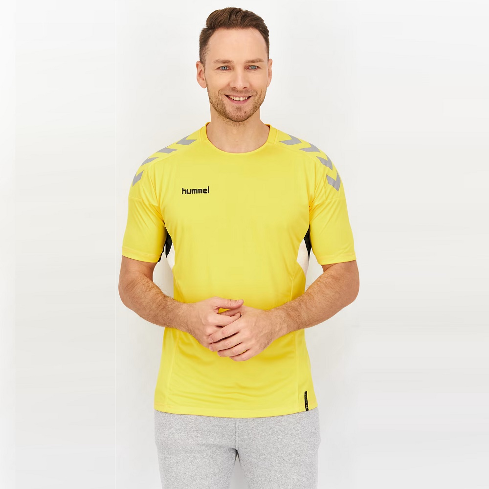 تیشرت ورزشی Hummel اورجینال کد Yellow