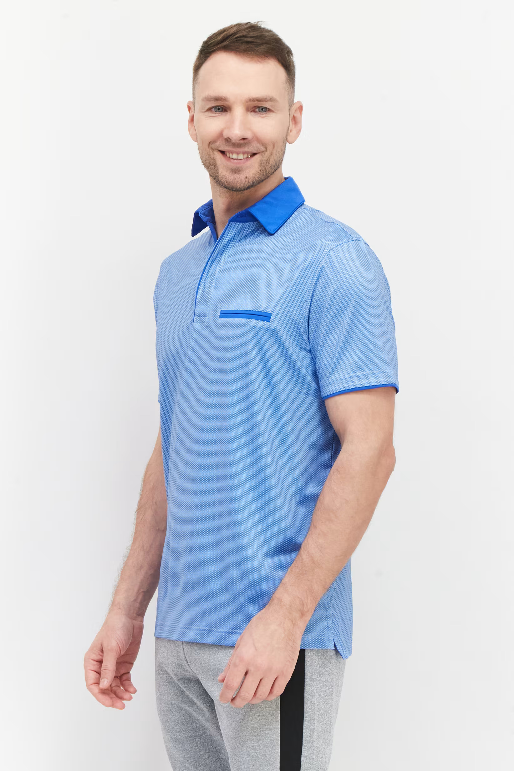 پولوشرت ورزشی HEAD اورجینال سری Golf کد Strong Blue