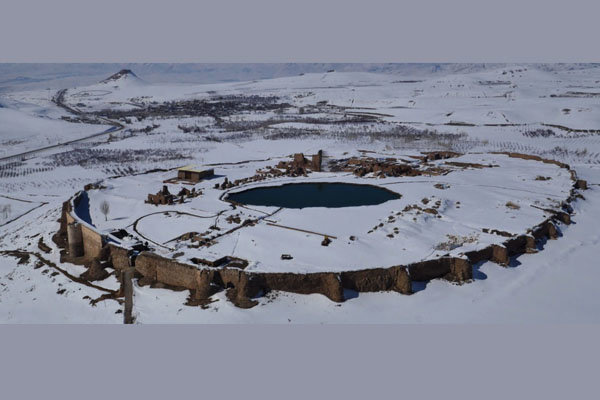 دریاچه گنج در فصل زمستان