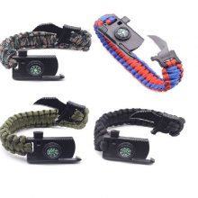 دستبند چاقو دار پاراکورد مدل knife paracord-1