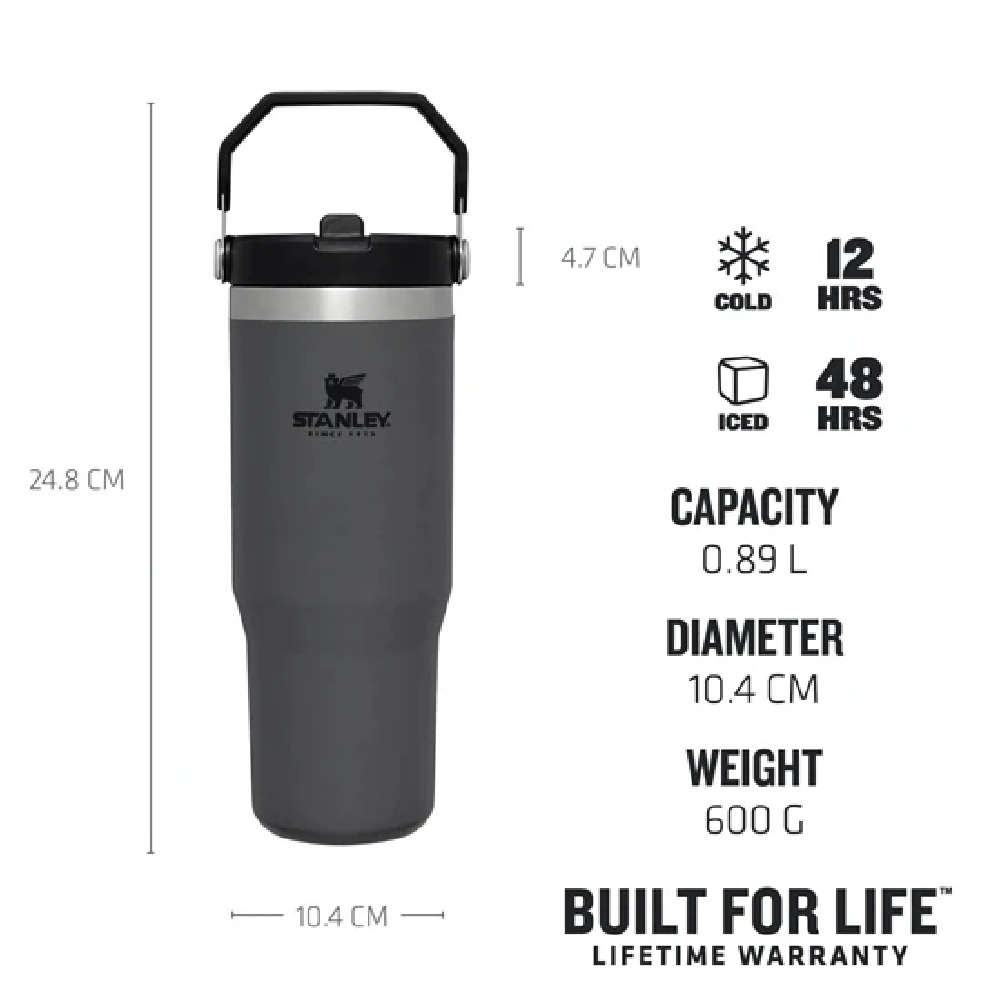 ماگ نی دار استنلی FLIP STRAW TUMBLER ظرفیت 880 میلی لیتر اورجینال