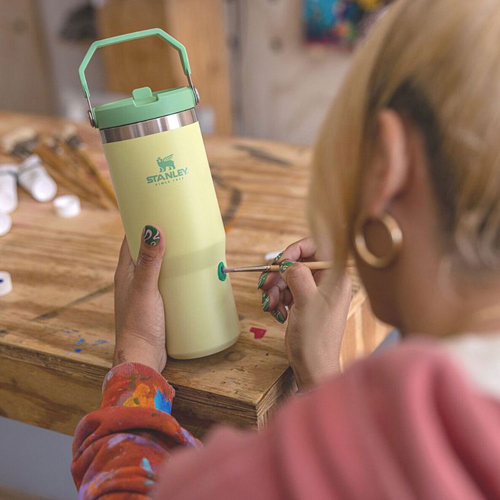 ماگ نی دار استنلی FLIP STRAW TUMBLER ظرفیت 880 میلی لیتر اورجینال
